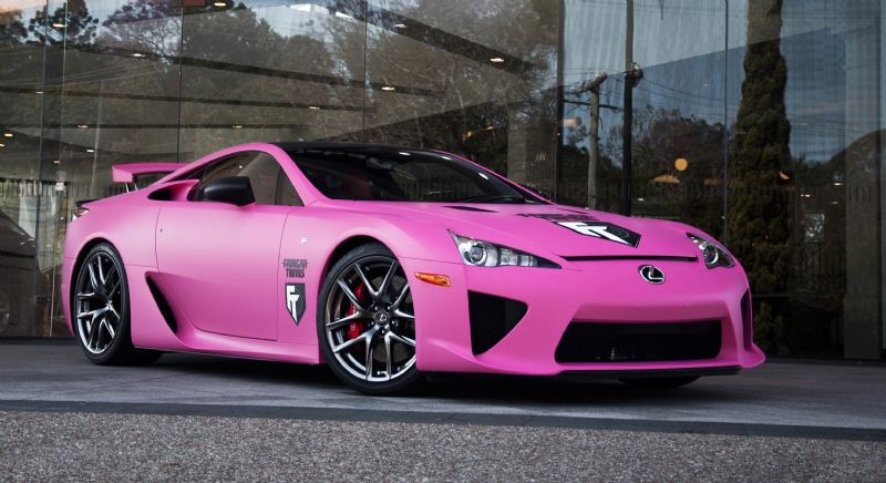 Lexus of Brisbane goes Pink including a LFA