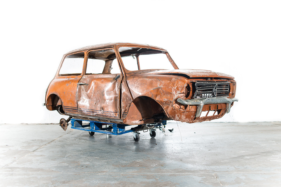 Abandoned Mini Clubman to be sold at Auction