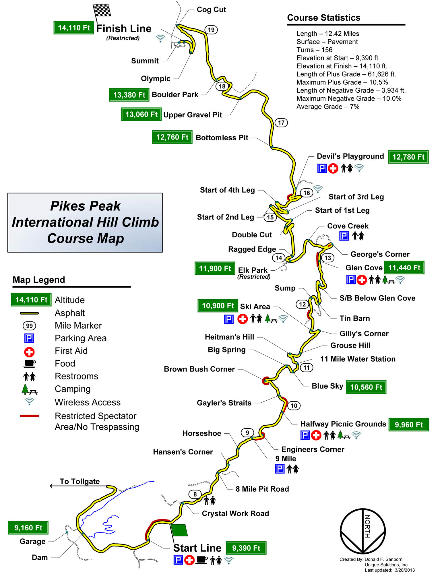 Pikes Peak Map