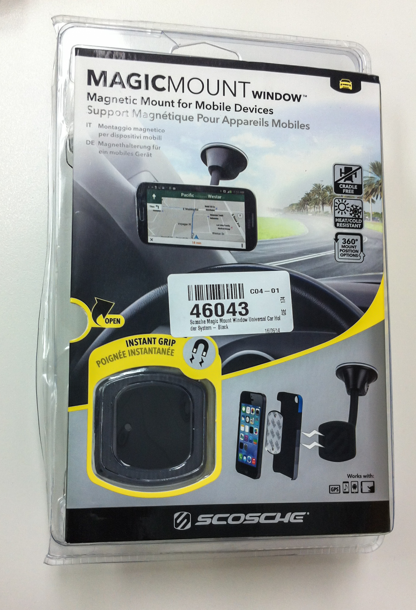 Review -Scosche Magic Mount Window Universal Car Holder System