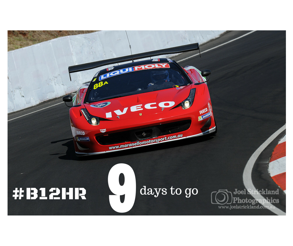 Bathurst 12 Hour Countdown – 9 days till race day